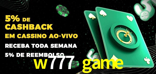 Promoções do cassino ao Vivo w777 game