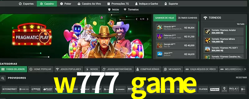 cassino w777 game